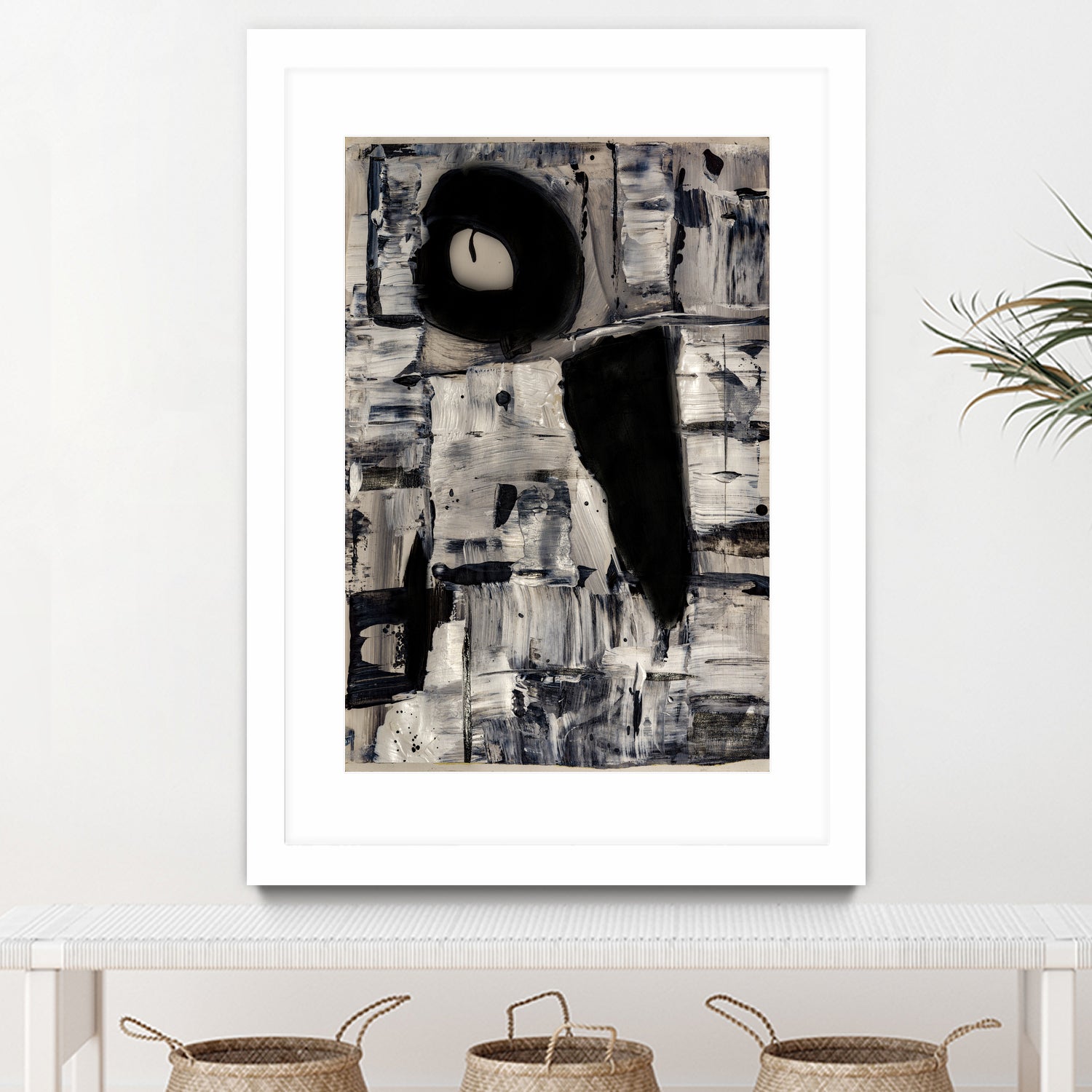 Ancient Shapes by Janet London on GIANT ART - black and white abstract