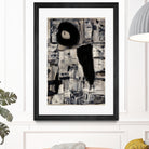 Ancient Shapes by Janet London on GIANT ART - black and white abstract