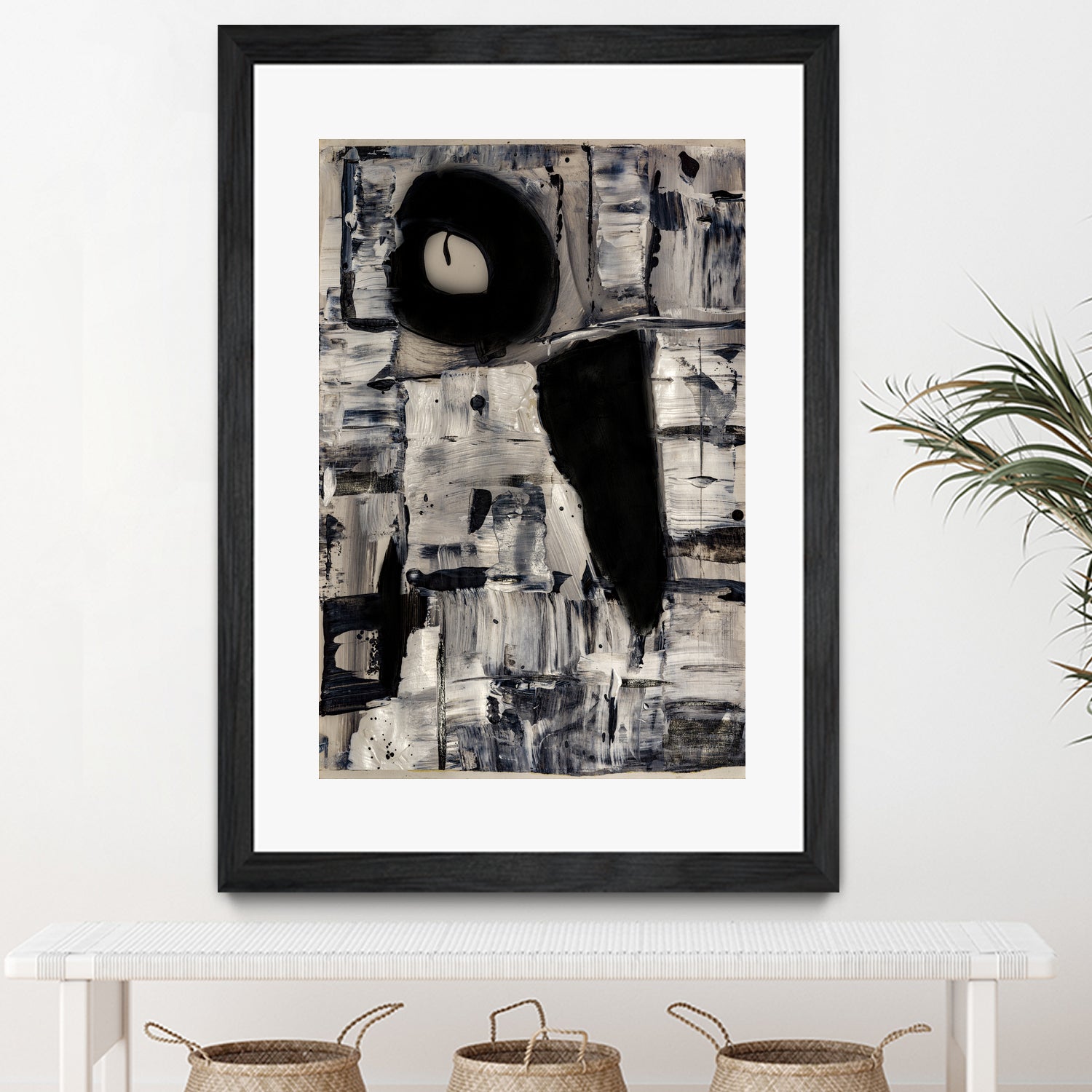 Ancient Shapes by Janet London on GIANT ART - black and white abstract