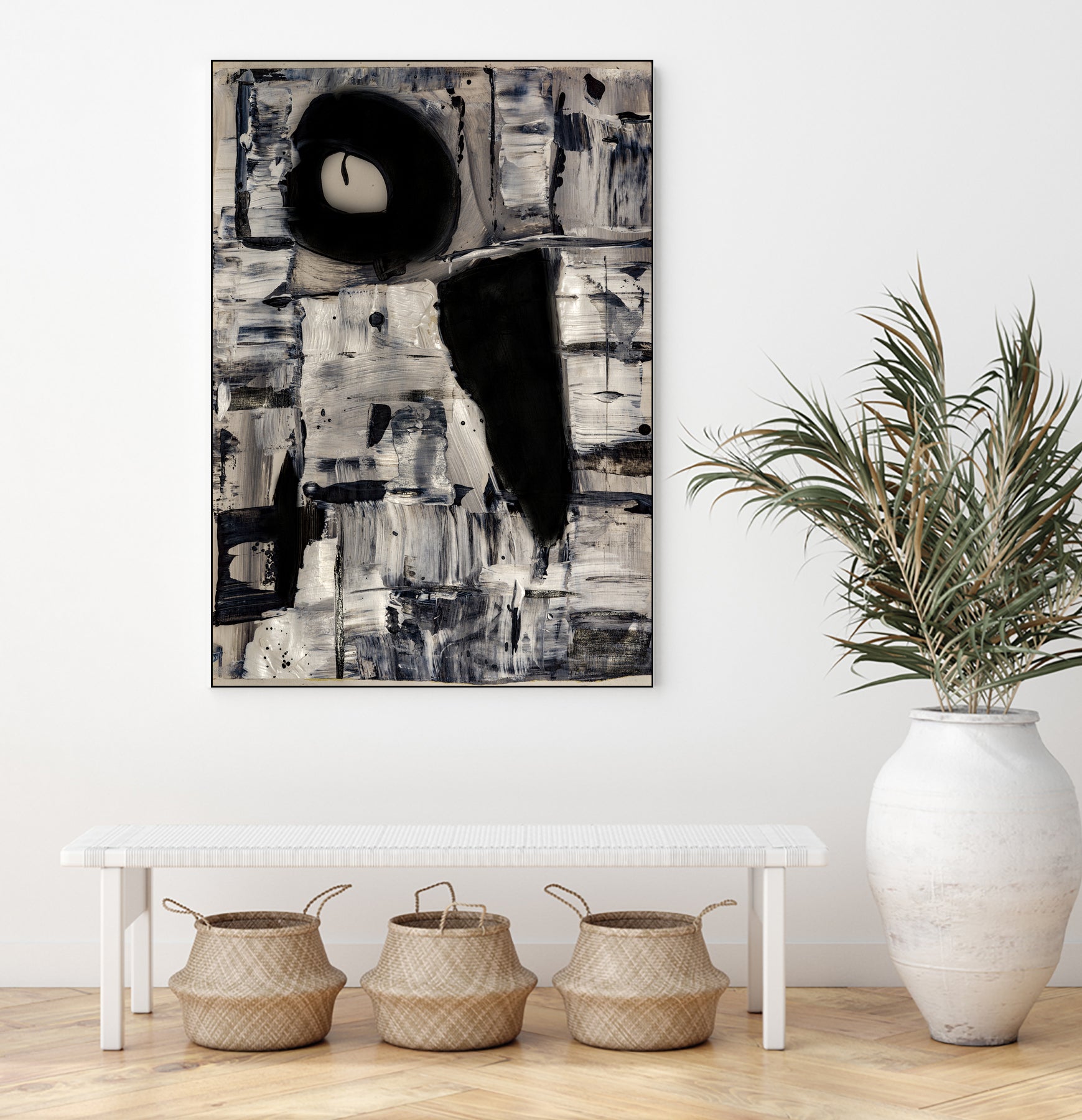 Ancient Shapes by Janet London on GIANT ART - black and white abstract