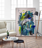 Electric Flow no 1 by Janet London on GIANT ART - fluo abstract