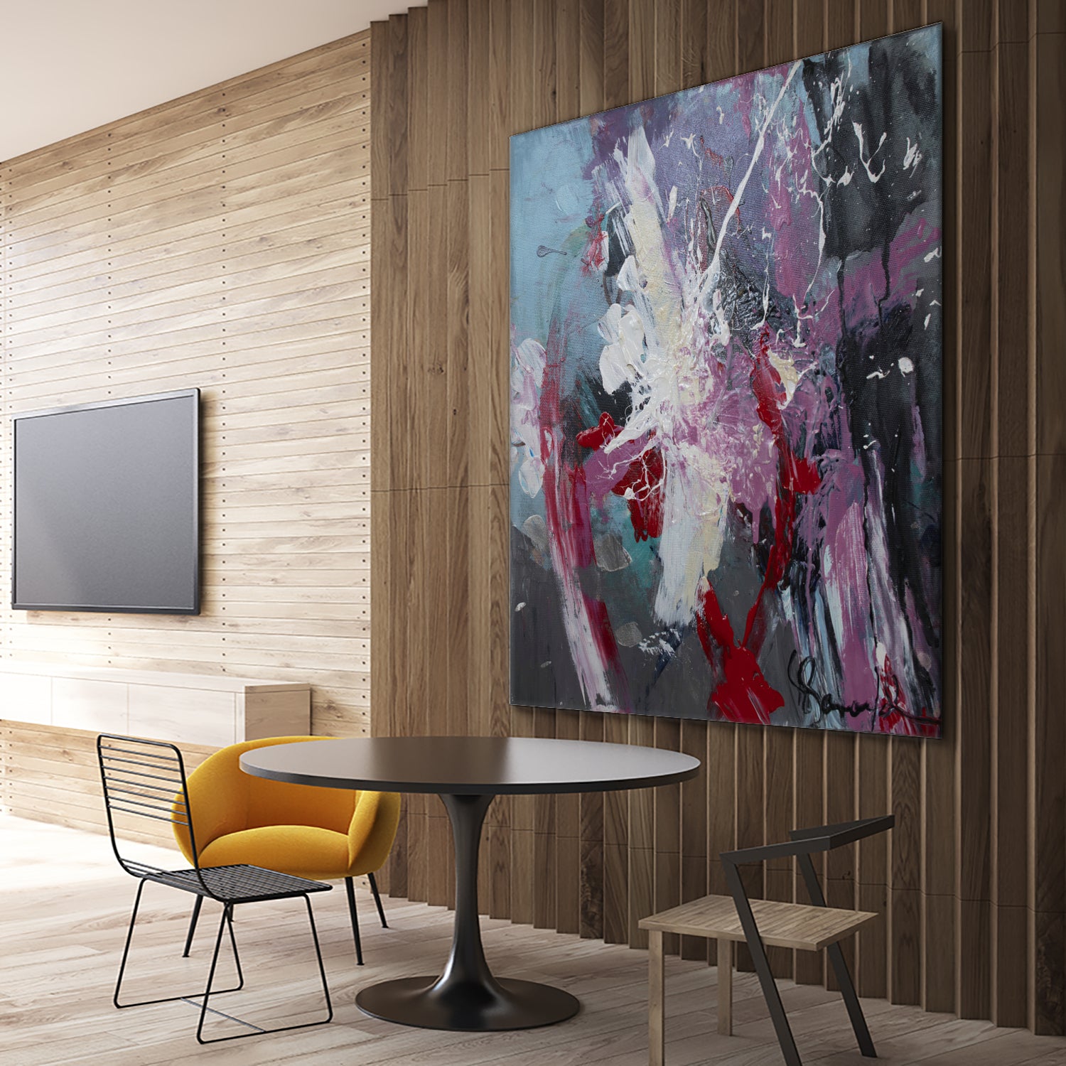 Climax by Doris Savard on GIANT ART - red