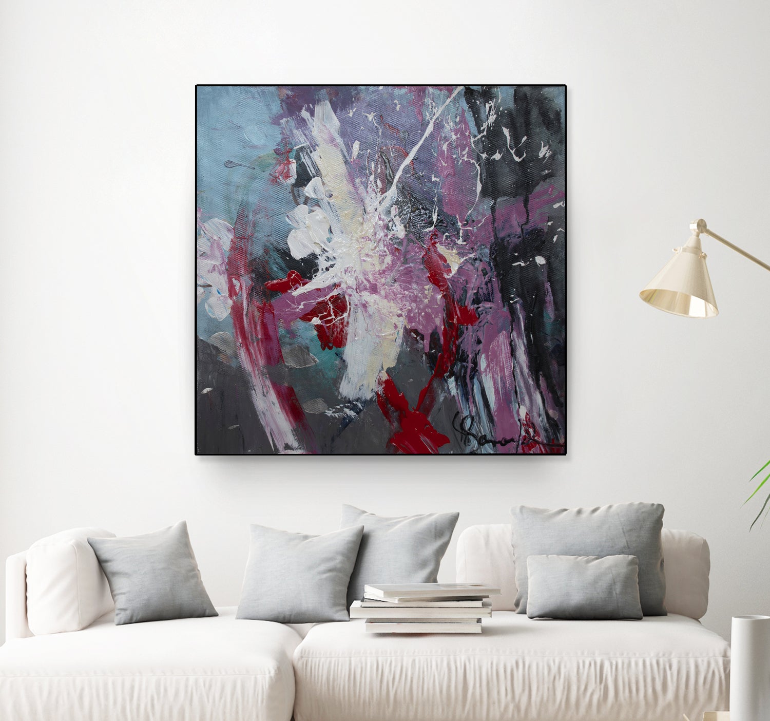 Climax by Doris Savard on GIANT ART - red