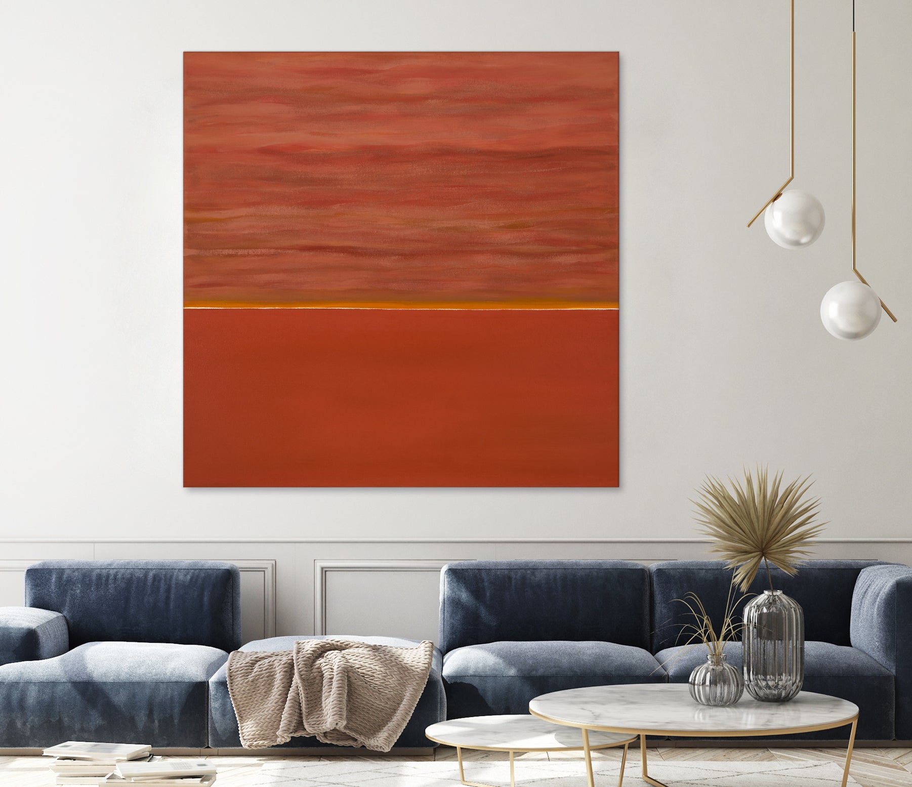 Hot abstract home by Diane Lambin on GIANT ART - orange abstract