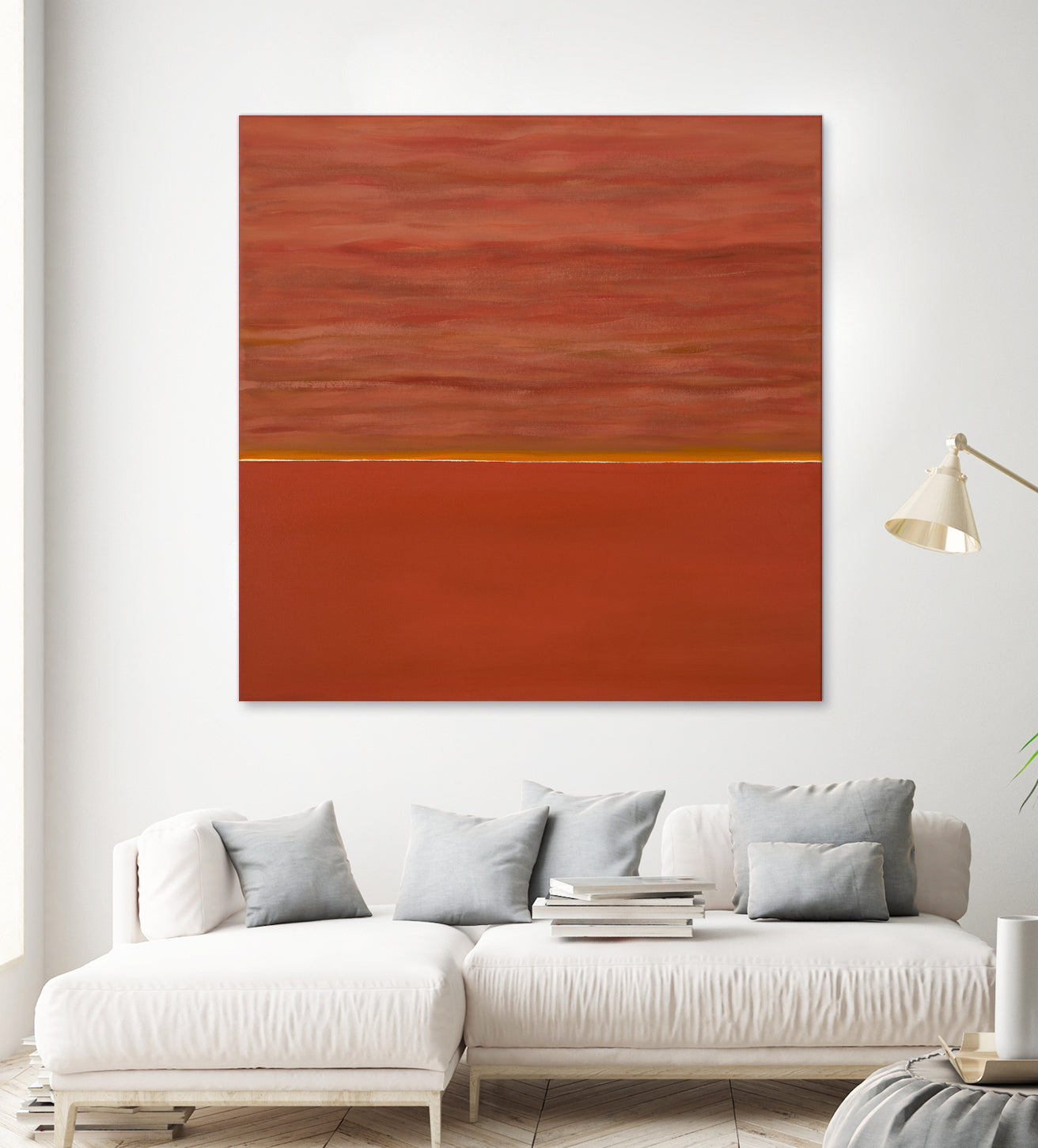 Hot abstract home by Diane Lambin on GIANT ART - orange abstract