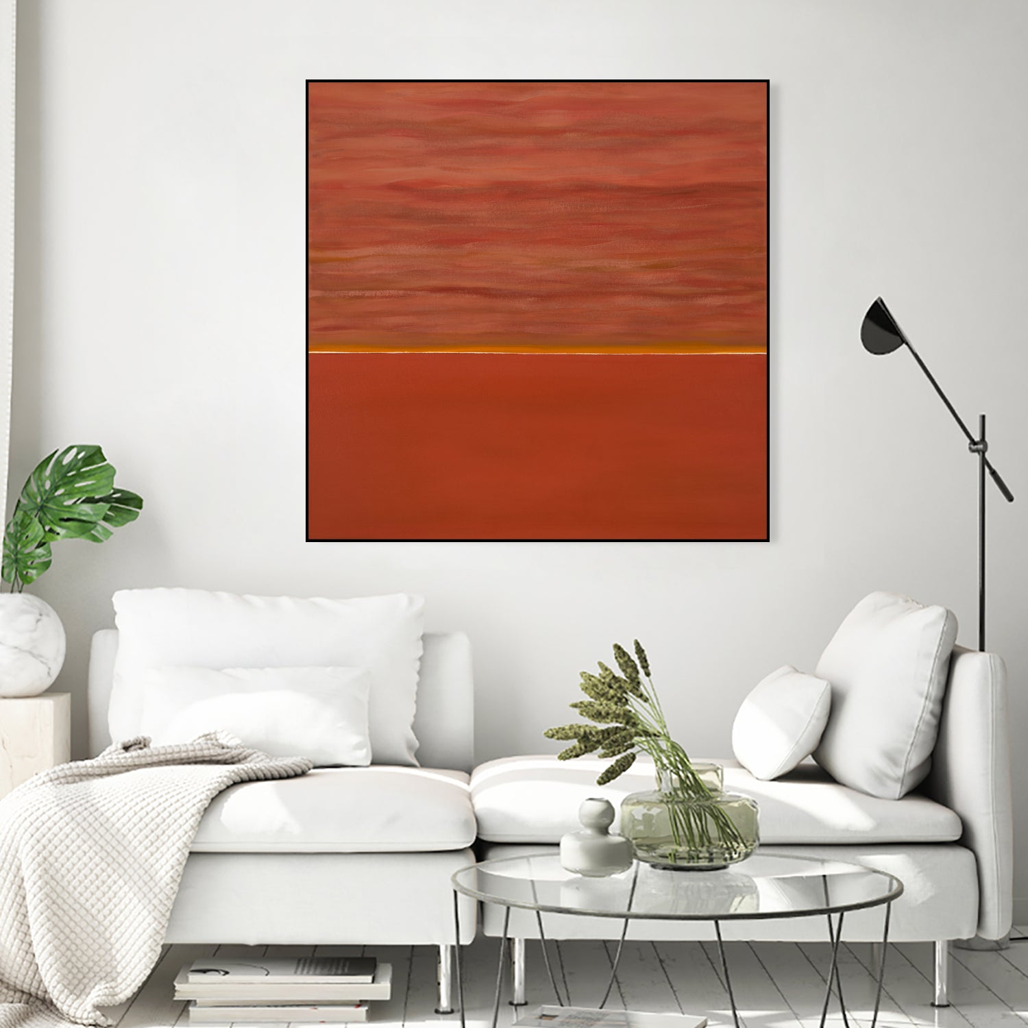 Hot abstract home by Diane Lambin on GIANT ART - orange abstract