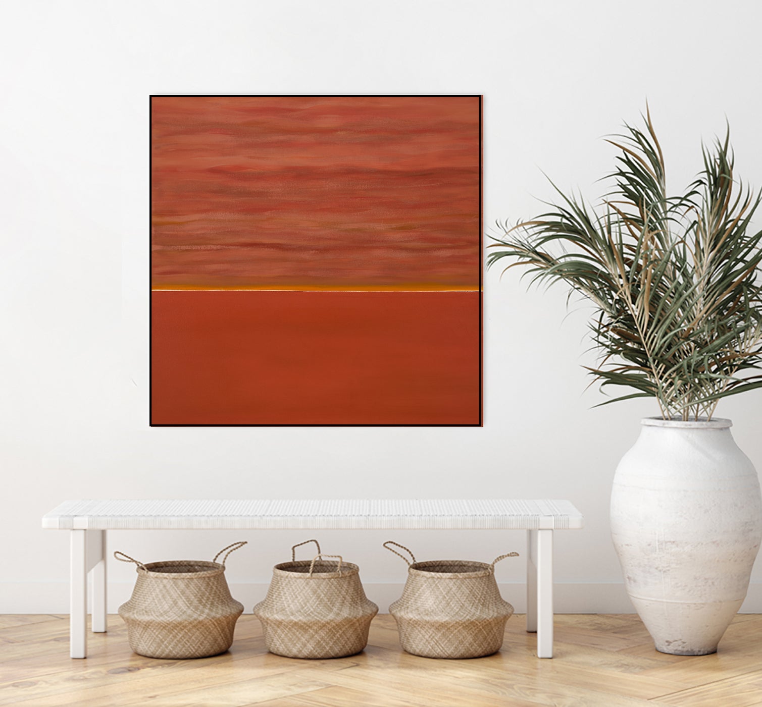 Hot abstract home by Diane Lambin on GIANT ART - orange abstract