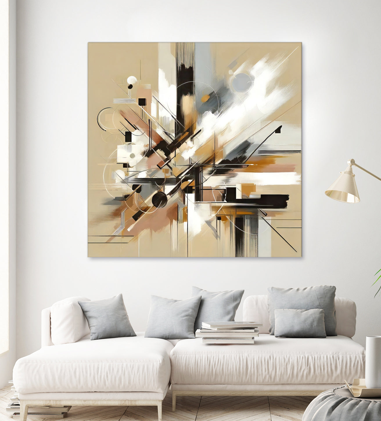 Chaotic Harmony by M Studio on GIANT ART - white