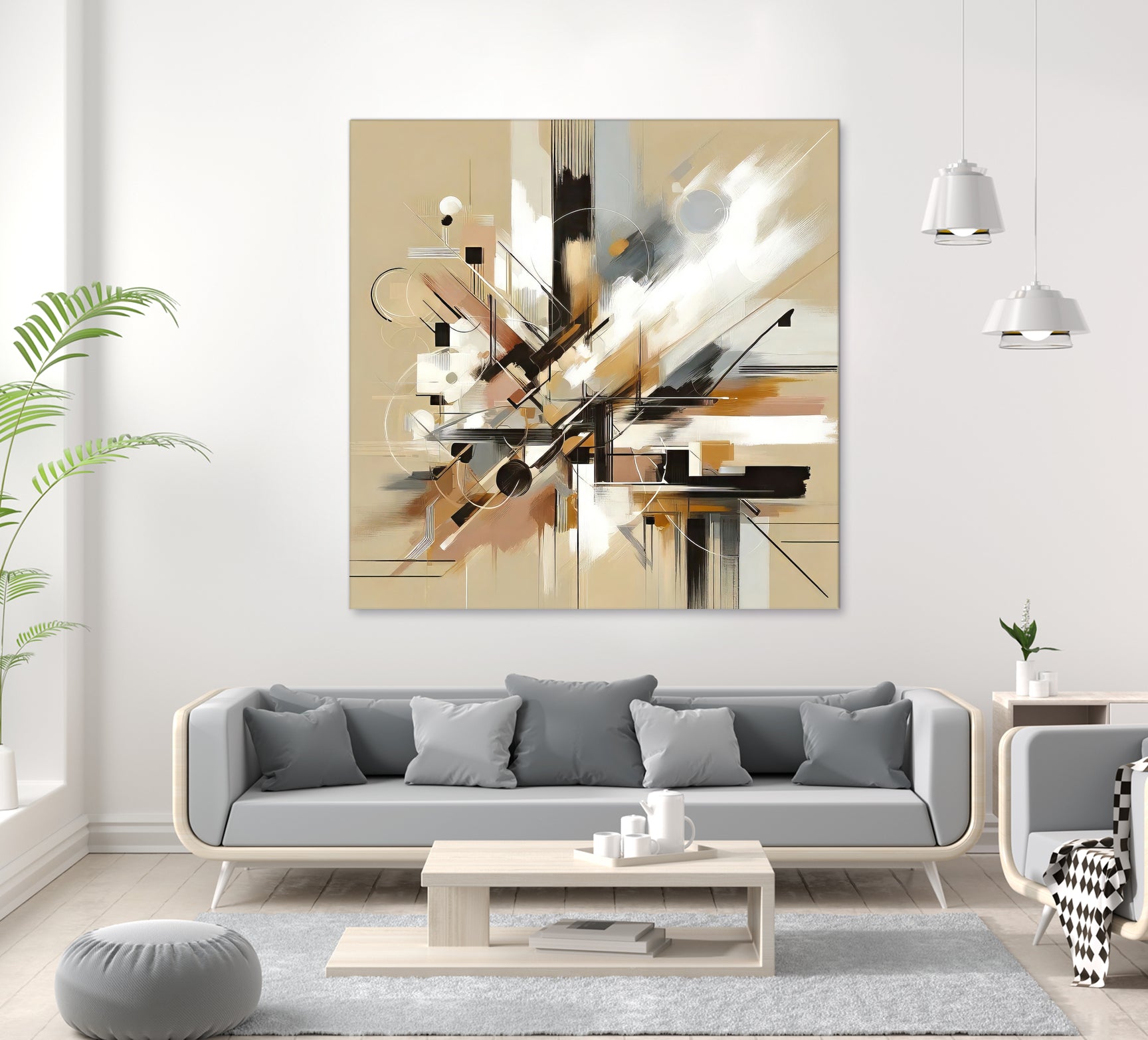 Chaotic Harmony by M Studio on GIANT ART - white