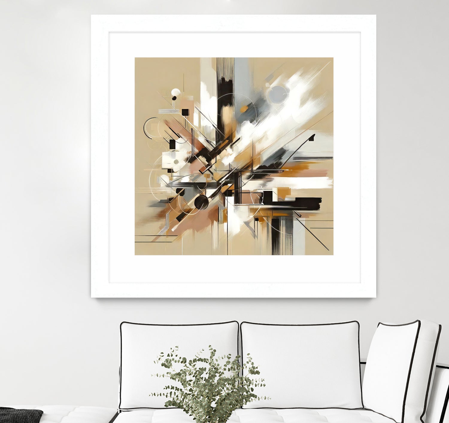 Chaotic Harmony by M Studio on GIANT ART - white