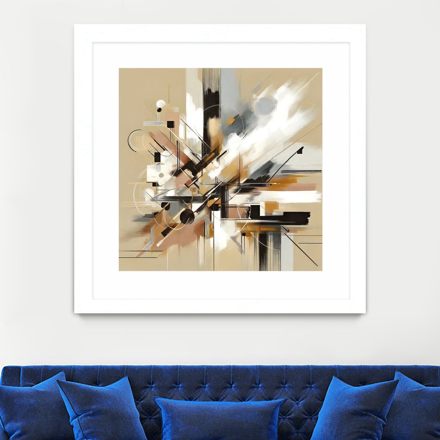 Chaotic Harmony by M Studio on GIANT ART - white