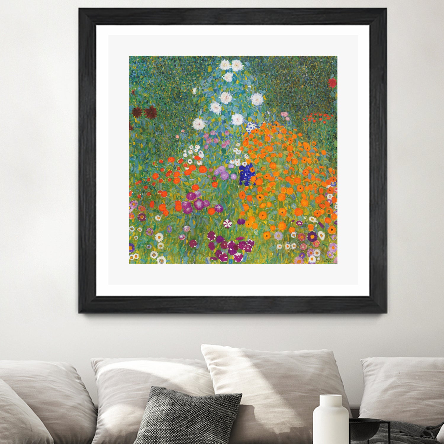 Bauerngaten Cottage Garden by Gustav Klimt on GIANT ART - green green