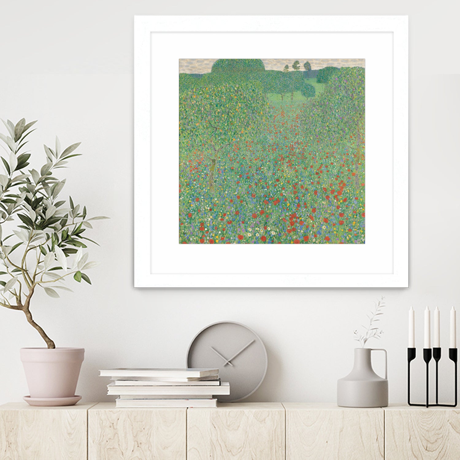  Blühender Mohn by Gustav Klimt on GIANT ART