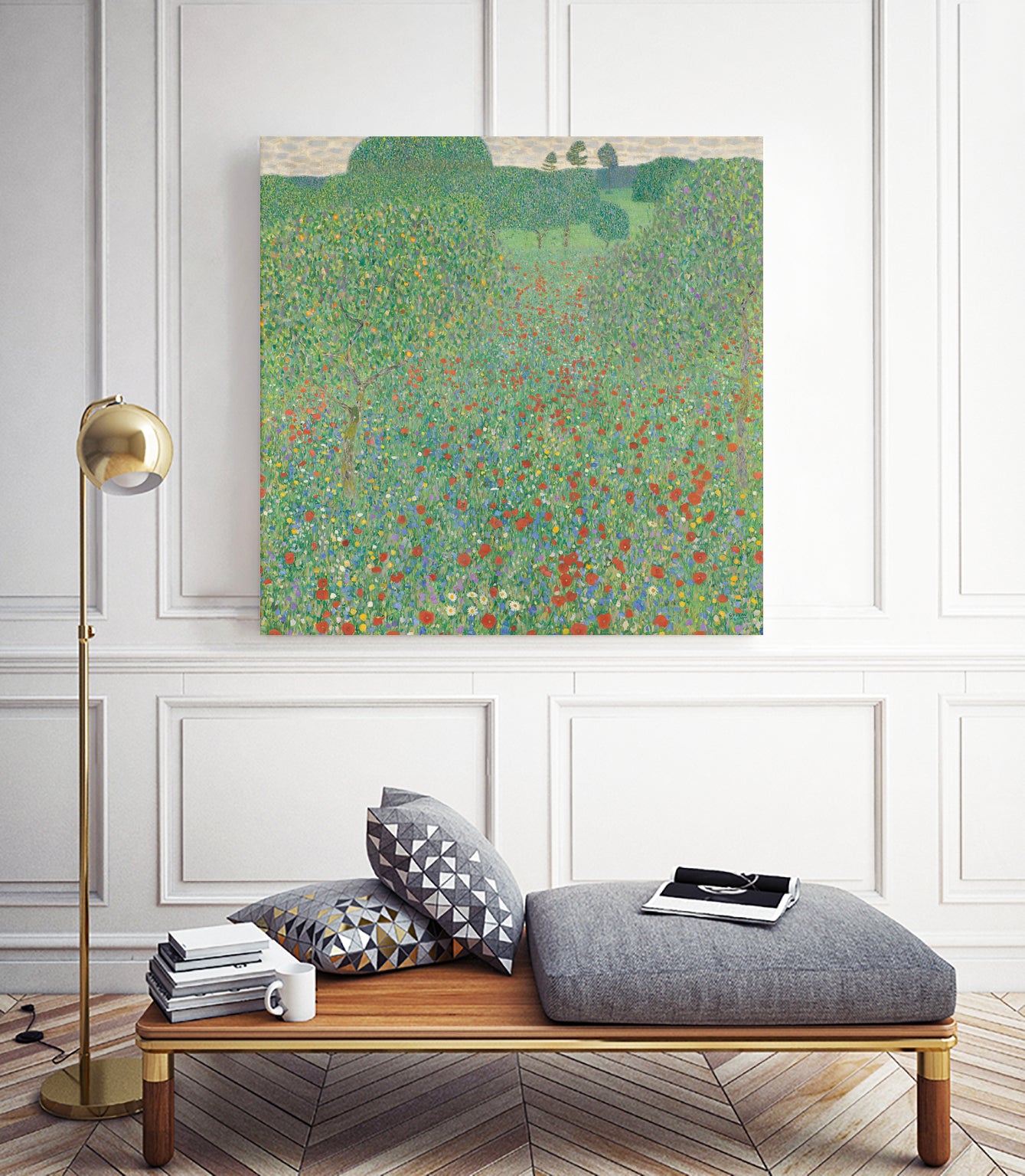  Blühender Mohn by Gustav Klimt on GIANT ART