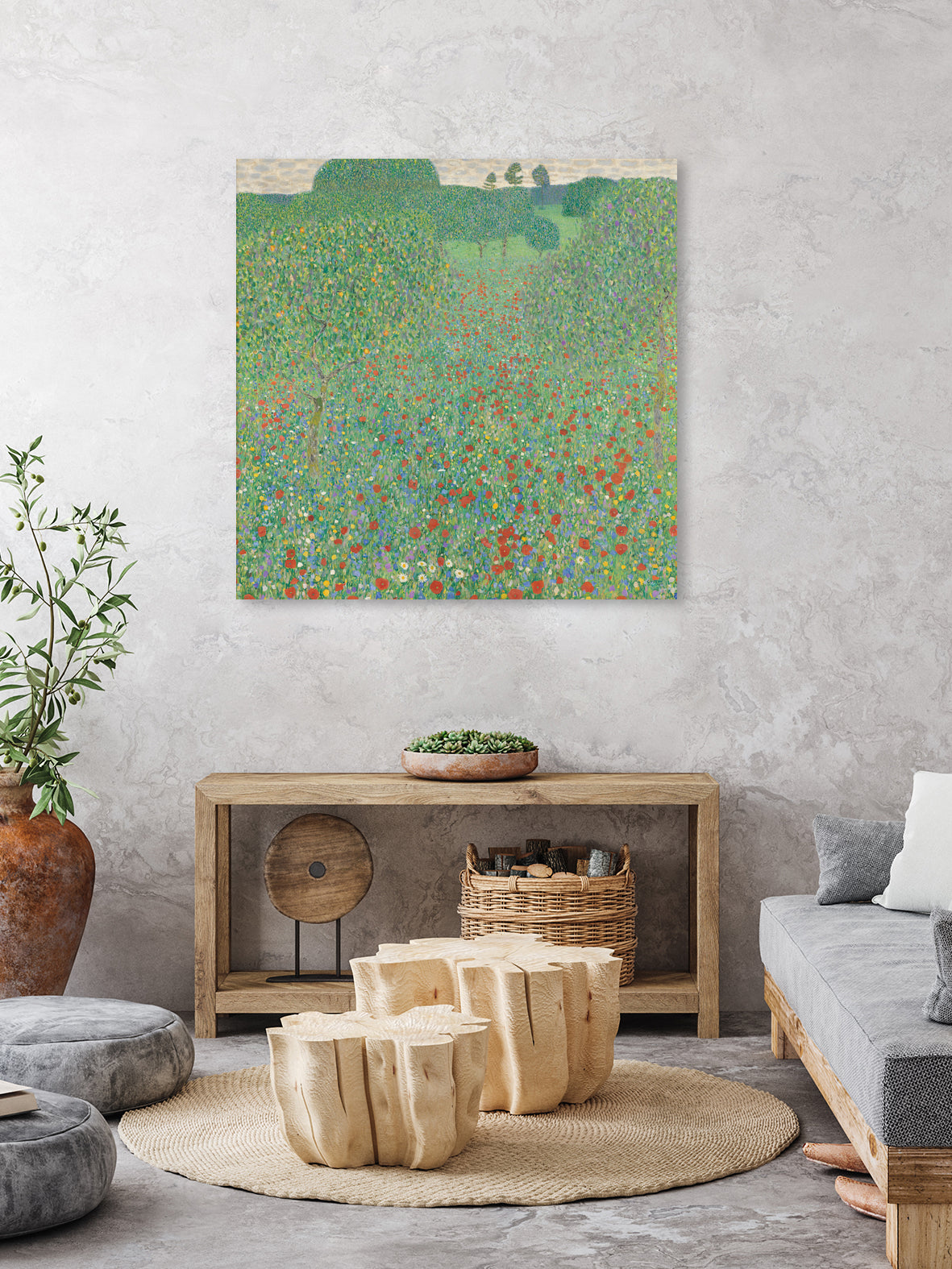  Blühender Mohn by Gustav Klimt on GIANT ART