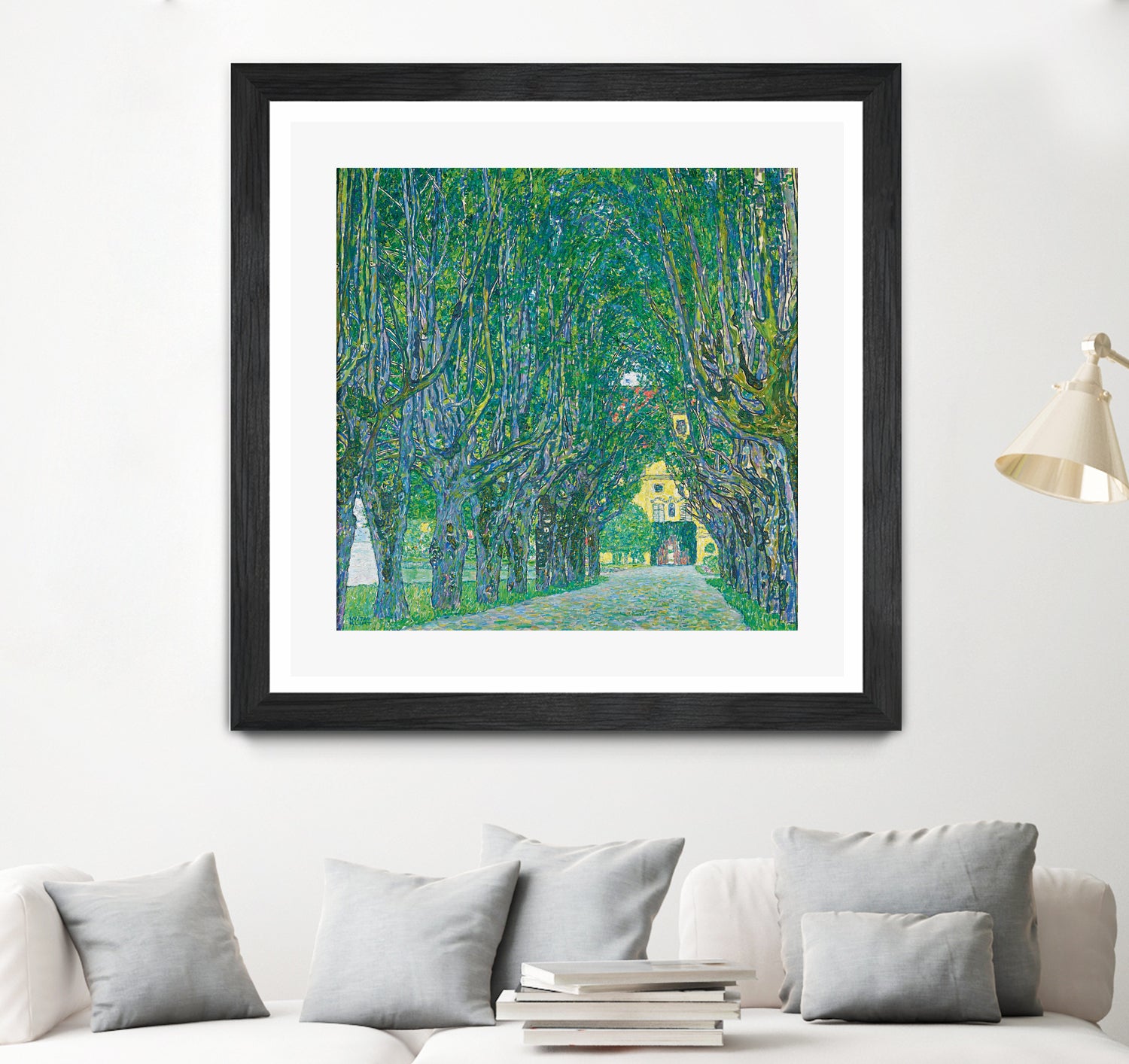 Allee Zum Shloss Kammer by Gustav Klimt on GIANT ART - green masters