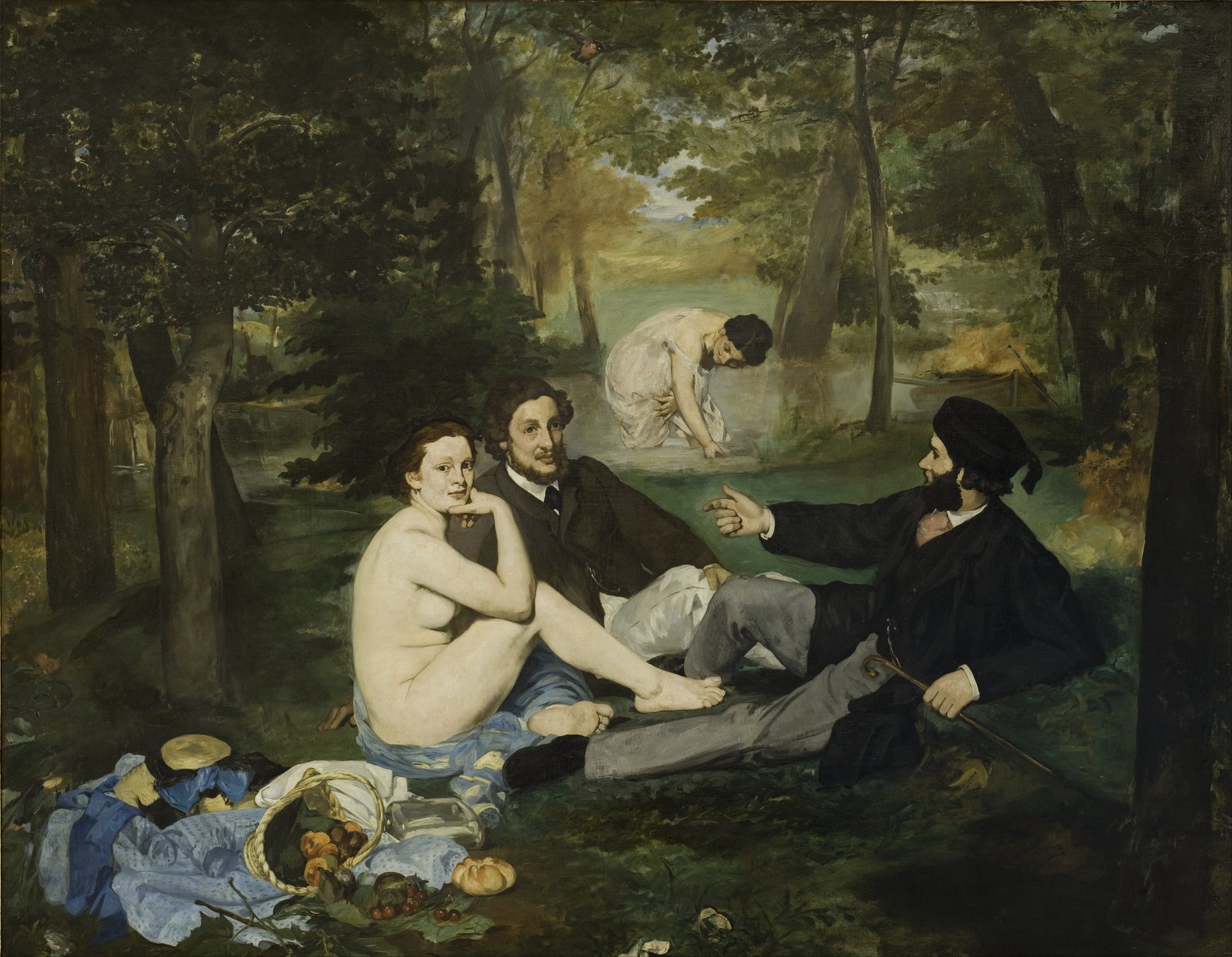 Le Dejeuner sur l'herbe, 1863 by Edouard Manet on GIANT ART - figurative