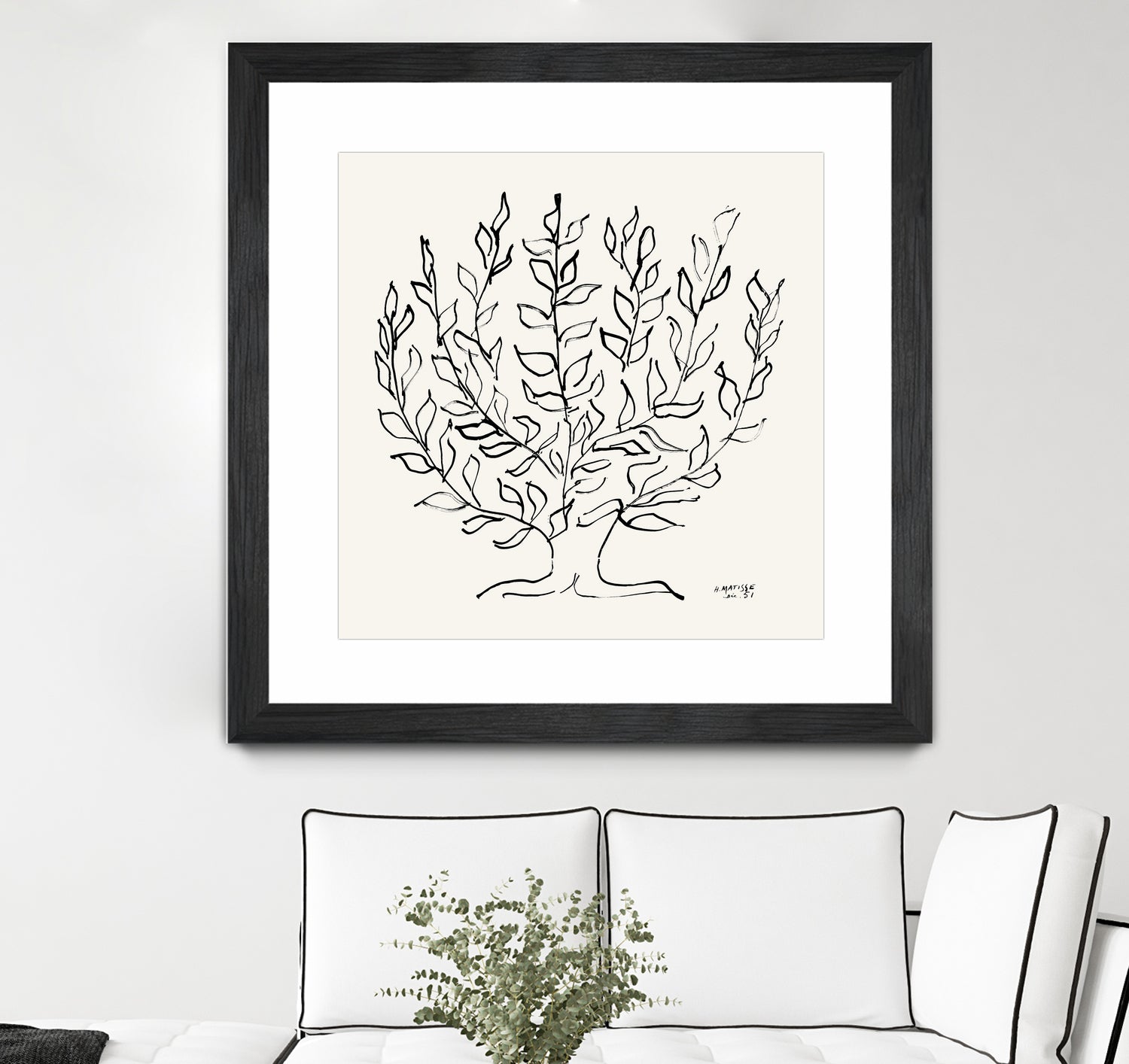 L'arbre Platane by Henri Matisse  on GIANT ART - museums