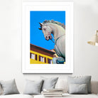 Cavallo di Cosimo by Matthew Holden Bates on GIANT ART - blue landscape