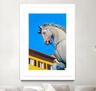 Cavallo di Cosimo by Matthew Holden Bates on GIANT ART - blue landscape