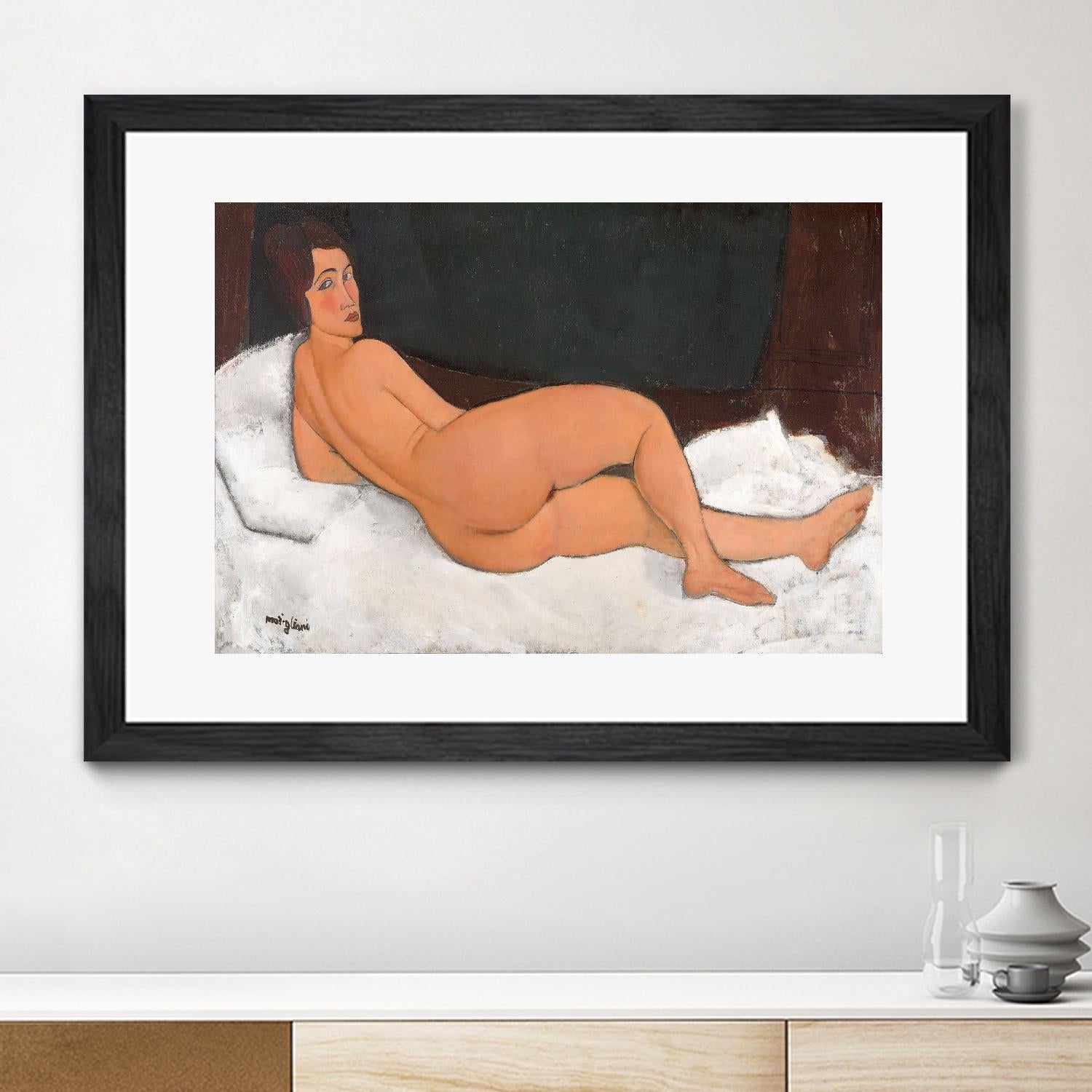 Nu couché (sur le côté gauche), 1917 by Amedeo Modigliani on GIANT ART - museums