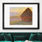 Grainstack (Sunset) by Claude Monet on GIANT ART - museums