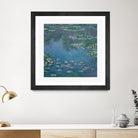 Water Lilies, 1906 by Claude Monet  on GIANT ART - blue botanical