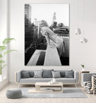 Marilyn on balcony  by M studio on GIANT ART - black and white photography