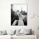 Marilyn on balcony  by M studio on GIANT ART - black and white photography