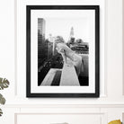 Marilyn on balcony  by M studio on GIANT ART - black and white photography