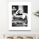 Reading  by M Studio on GIANT ART - black and white photogrpahy marilyn monroe