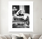 Reading  by M Studio on GIANT ART - black and white photogrpahy marilyn monroe