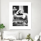 Reading  by M Studio on GIANT ART - black and white photogrpahy marilyn monroe