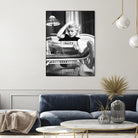 Reading  by M Studio on GIANT ART - black and white photogrpahy marilyn monroe