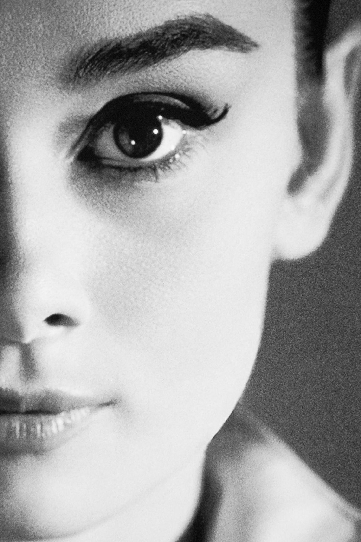 Audrey Hepburn by M Studio on GIANT ART - black and white photography 