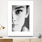 Audrey Hepburn by M Studio on GIANT ART - black and white photography 