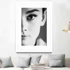 Audrey Hepburn by M Studio on GIANT ART - black and white photography 