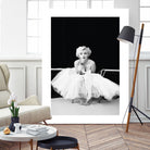 Marilyn Monroe balerina by M Studio on GIANT ART - black and white photography