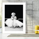 Marilyn Monroe balerina by M Studio on GIANT ART - black and white photography