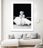 Marilyn Monroe balerina by M Studio on GIANT ART - black and white photography