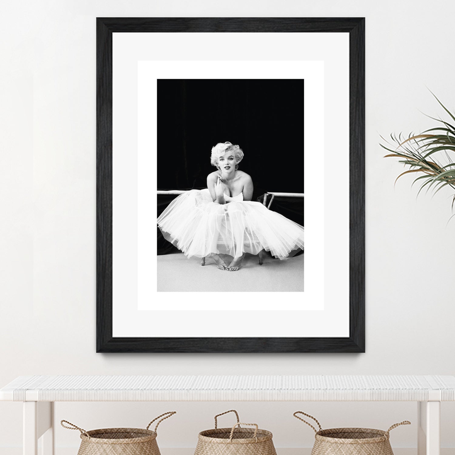 Marilyn Monroe balerina by M Studio on GIANT ART - black and white photography