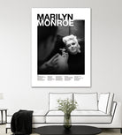 Marilyn Monroe  by M Studio on GIANT ART - black and white photography