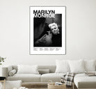 Marilyn Monroe  by M Studio on GIANT ART - black and white photography