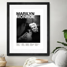 Marilyn Monroe  by M Studio on GIANT ART - black and white photography