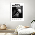 Marilyn Monroe  by M Studio on GIANT ART - black and white photography