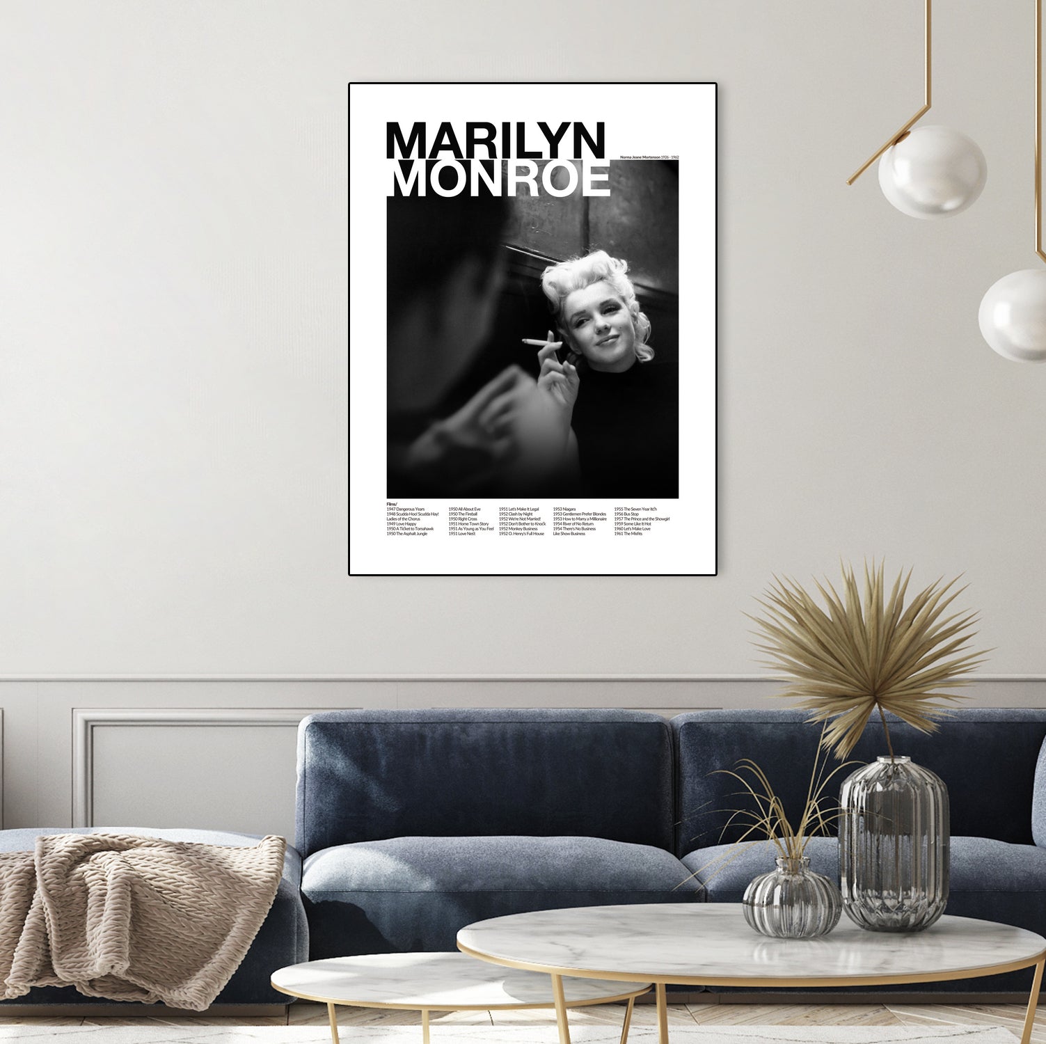 Marilyn Monroe  by M Studio on GIANT ART - black and white photography