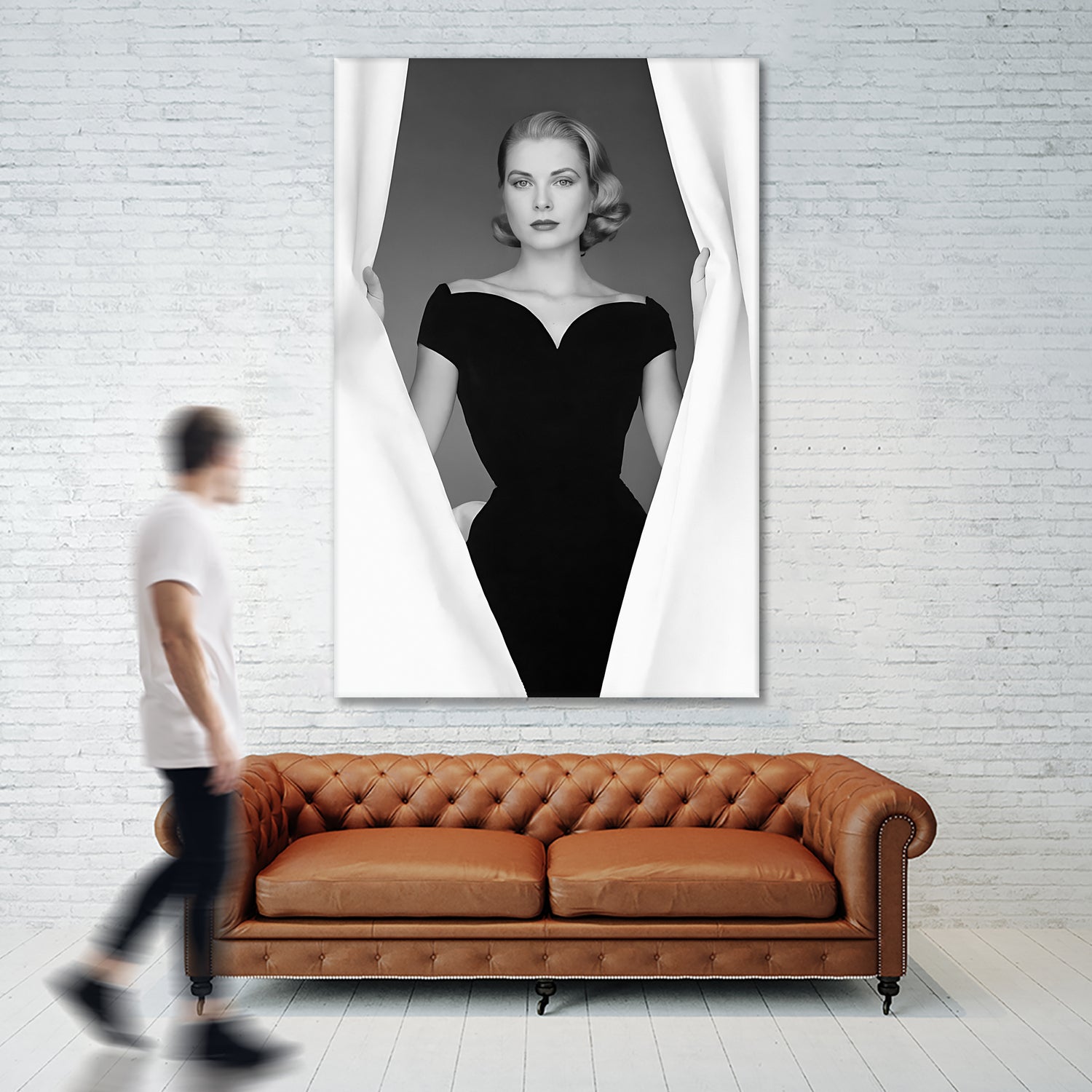 Grace Kelly  by M Studio on GIANT ART - black and white  photographie actress