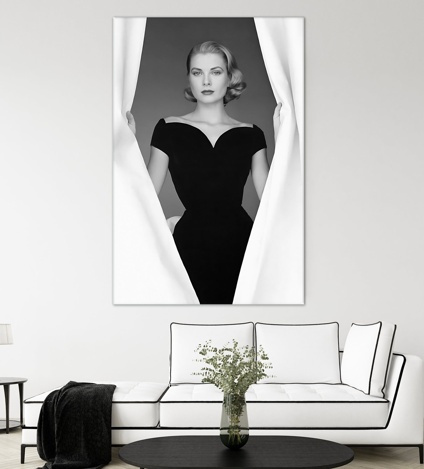 Grace Kelly  by M Studio on GIANT ART - black and white  photographie actress