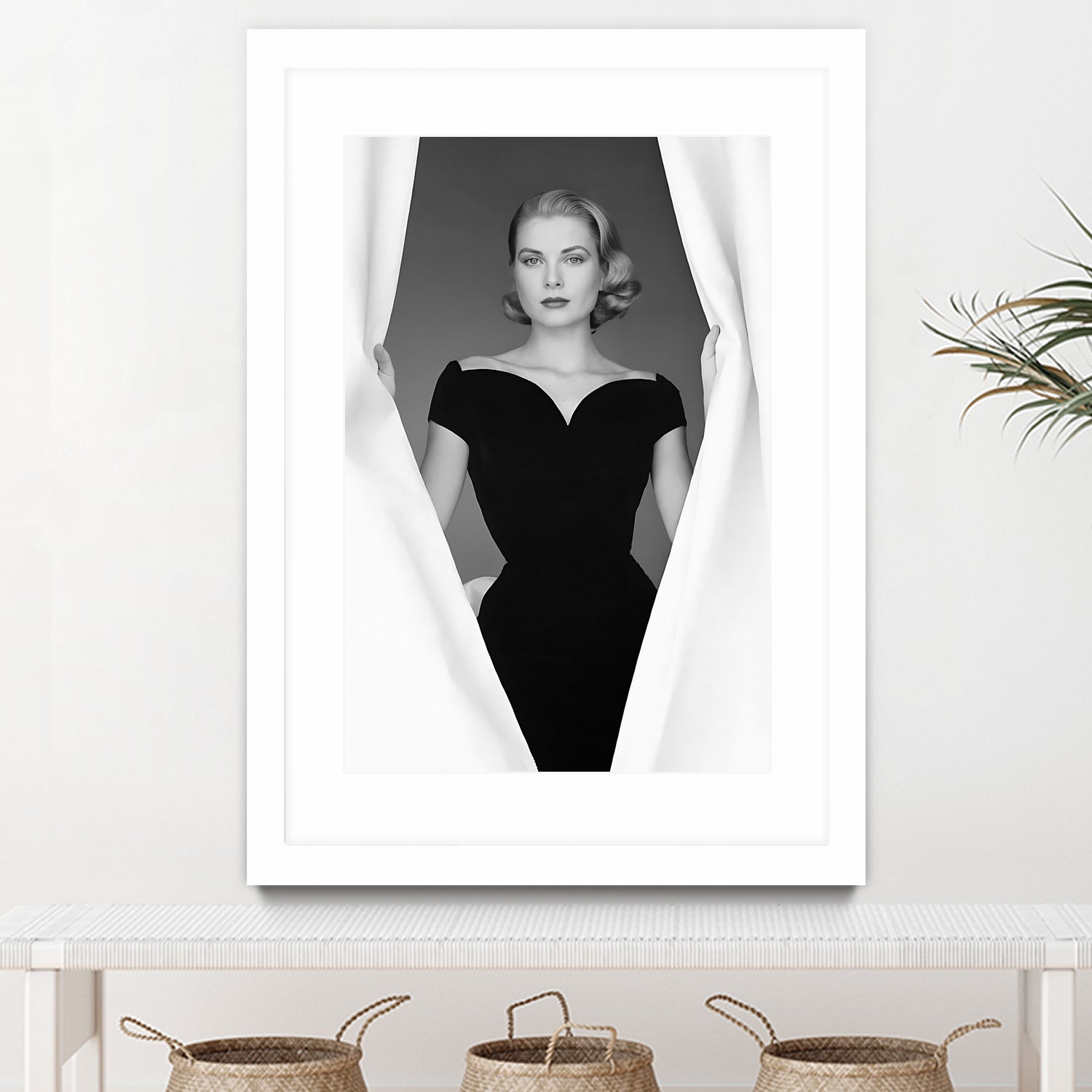 Grace Kelly  by M Studio on GIANT ART - black and white  photographie actress