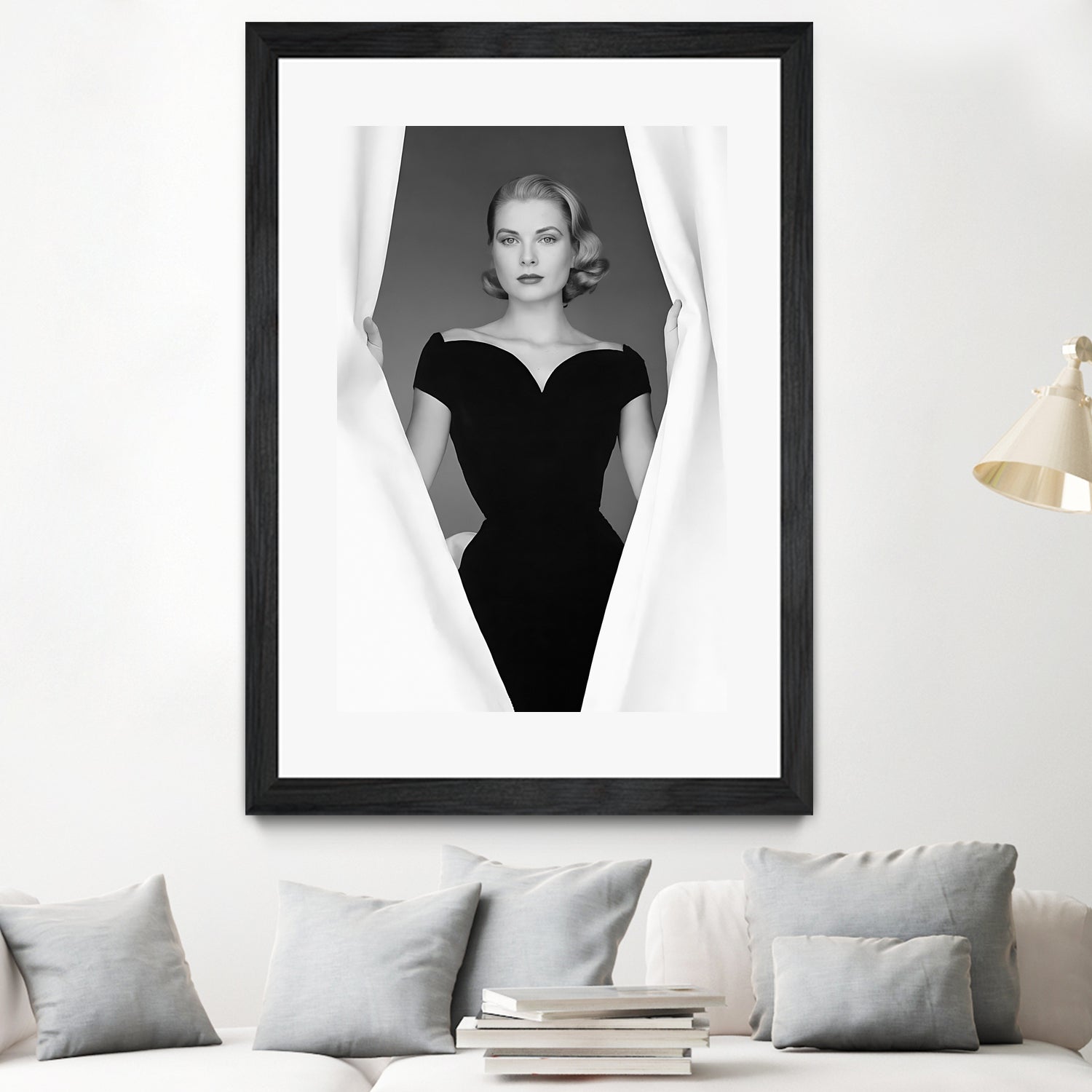 Grace Kelly  by M Studio on GIANT ART - black and white  photographie actress